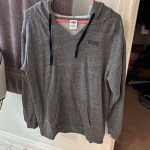 PINK Victoria's Secret Gray Hoodie wore once